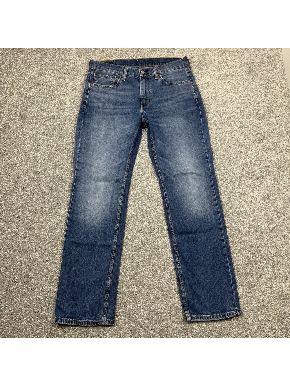 Levi's Jeans Mens 514 Straight Fit Blue Stretch Denim Pant Size 32